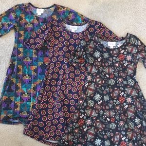 Three size 6 Adeline dresses.